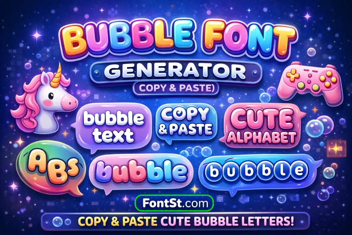Bubble Font