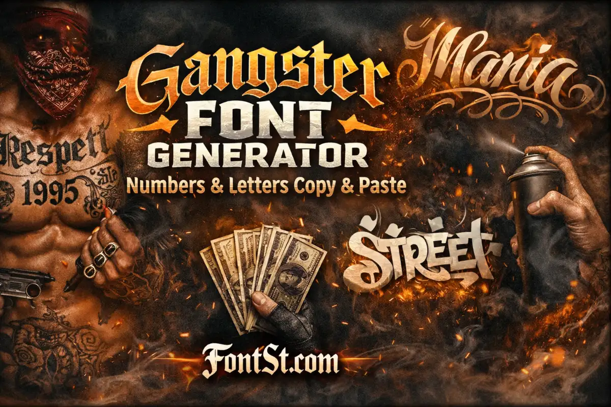 Gangster Font