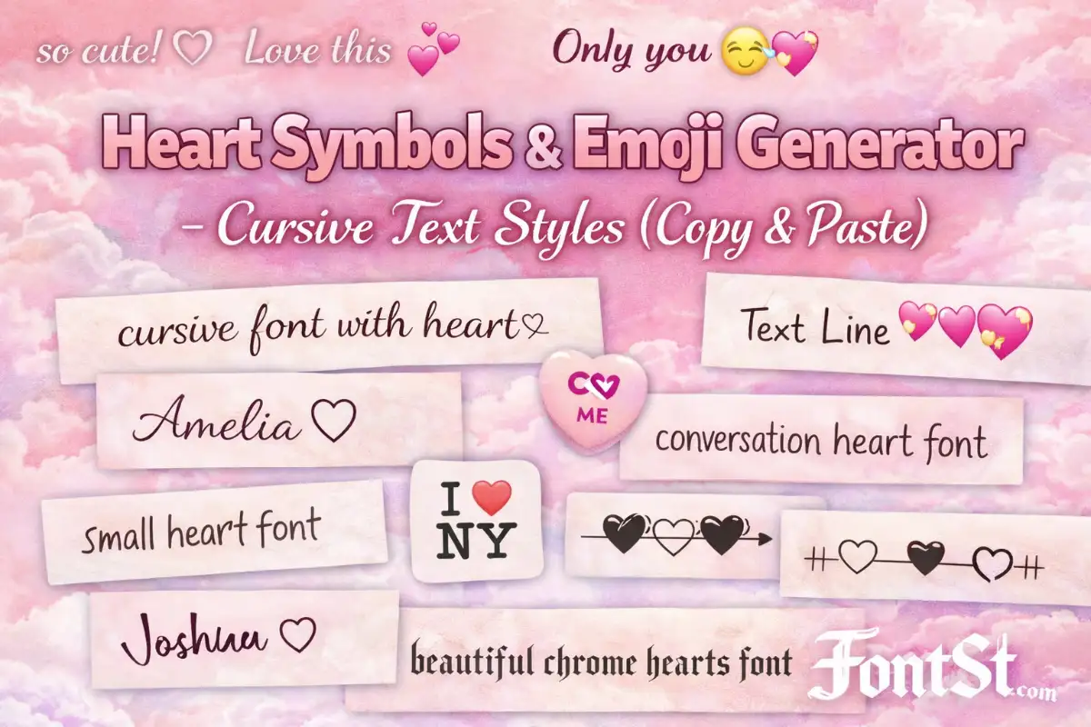 Heart Font