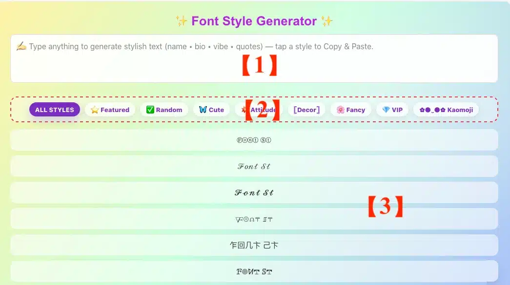 How to use font style generator