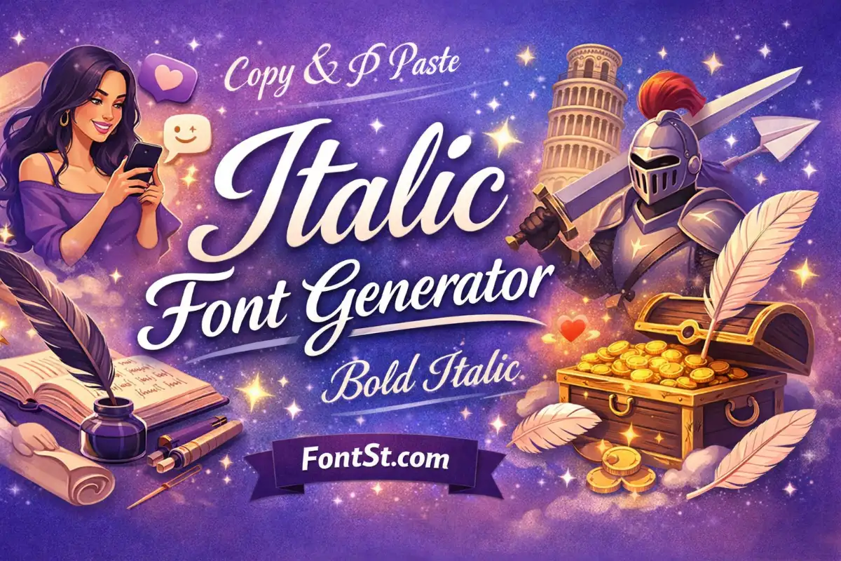 Italic Font Generator
