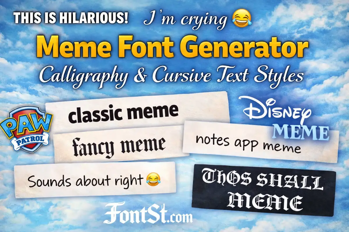 Meme Font Generator