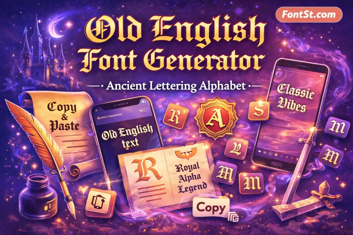 Old English Font