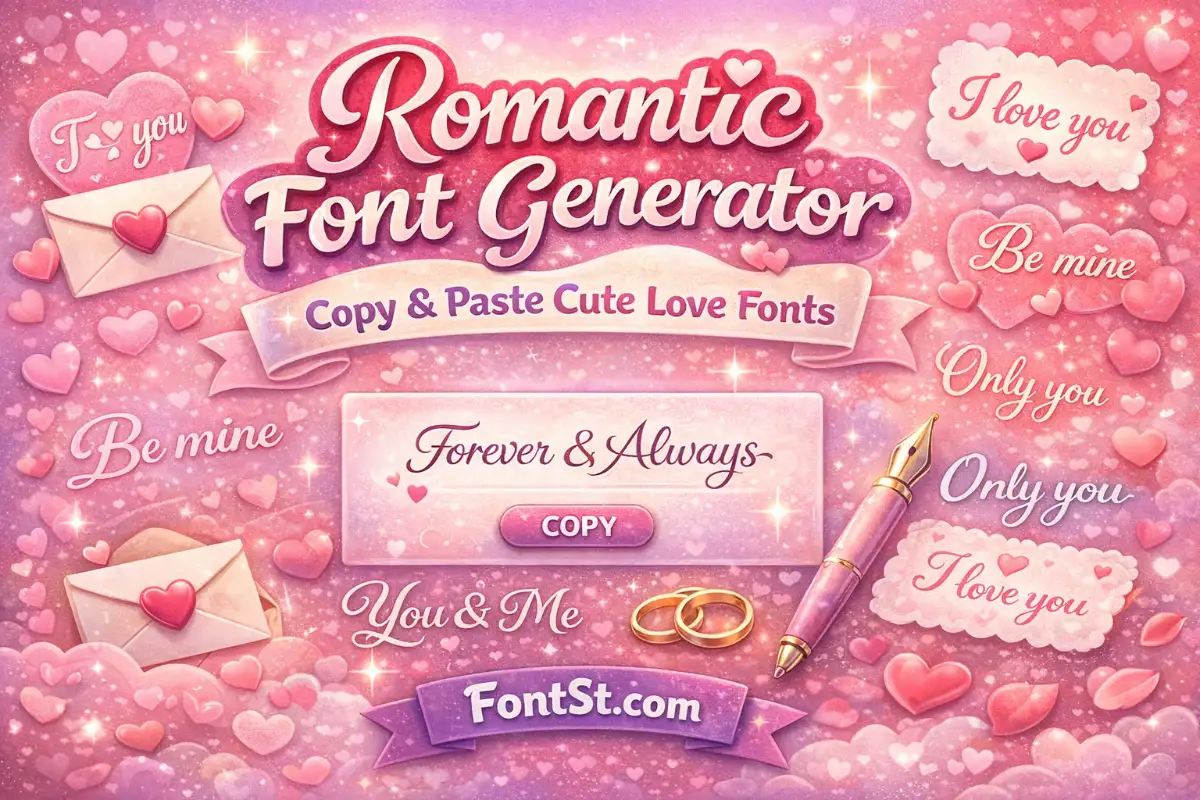 Romantic Font