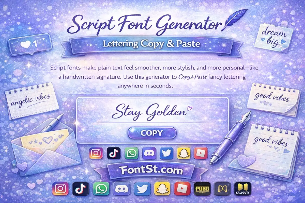 Script Font