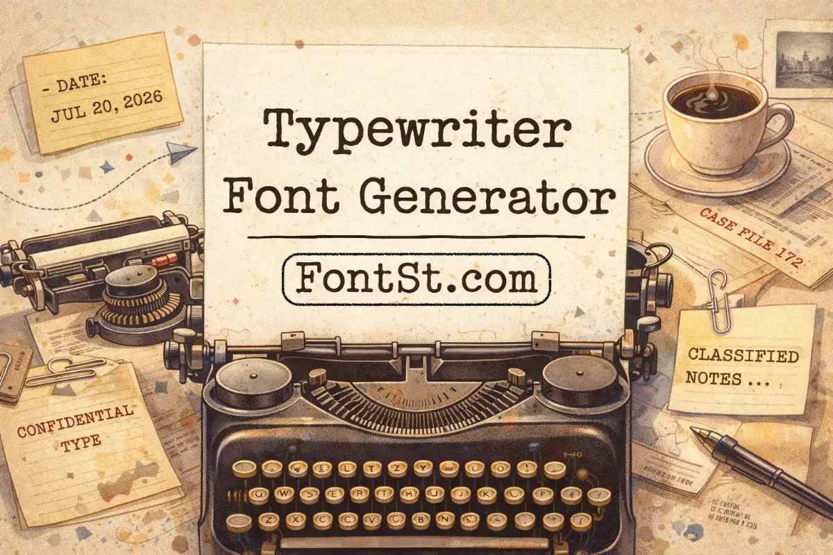 Typewriter Font