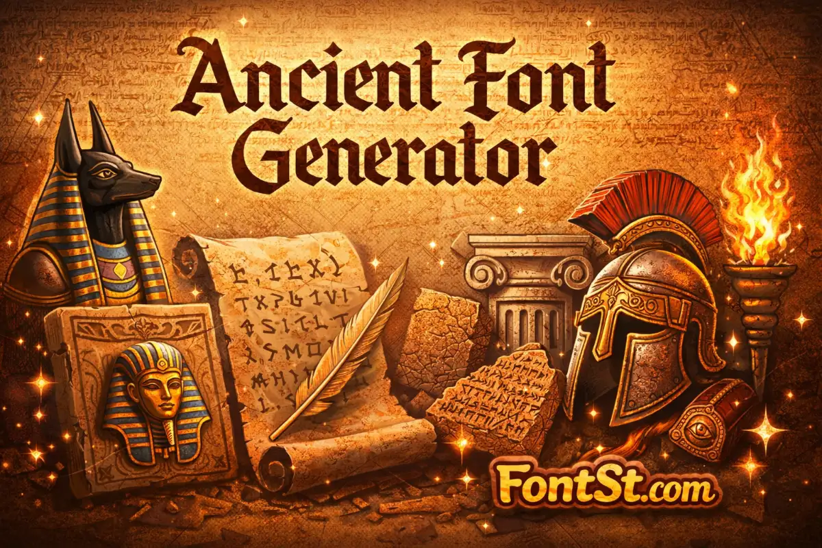 Ancient Font