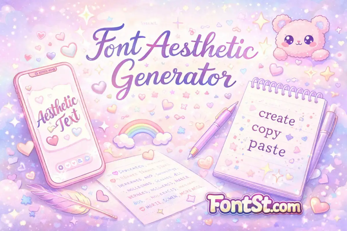 Font Aesthetic Generator