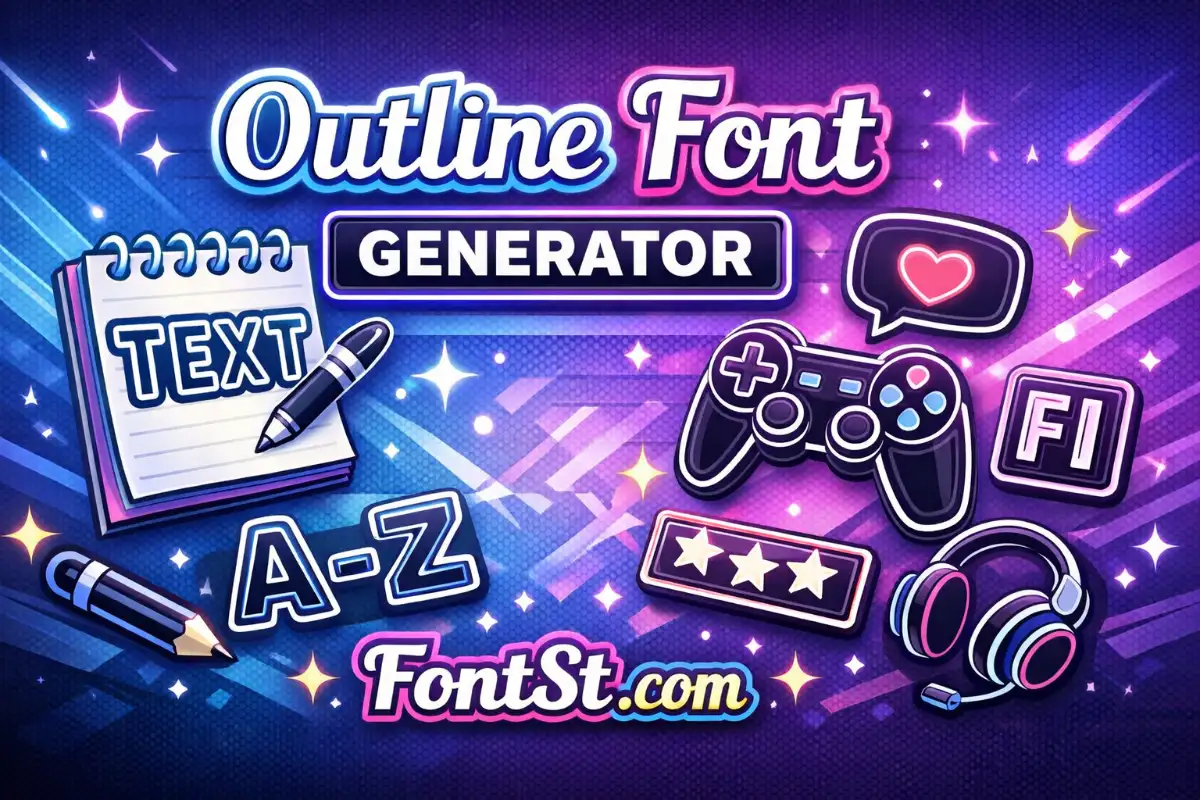 Outline Font