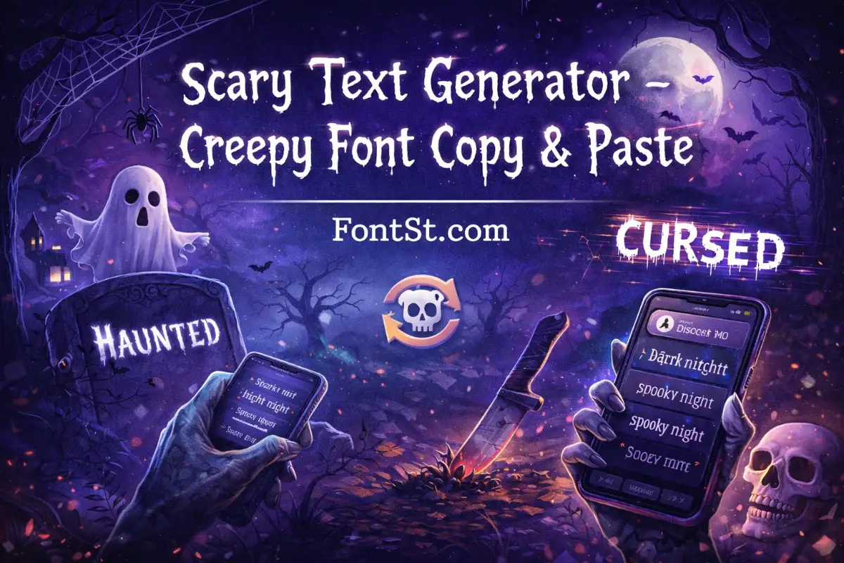 Scary text generator