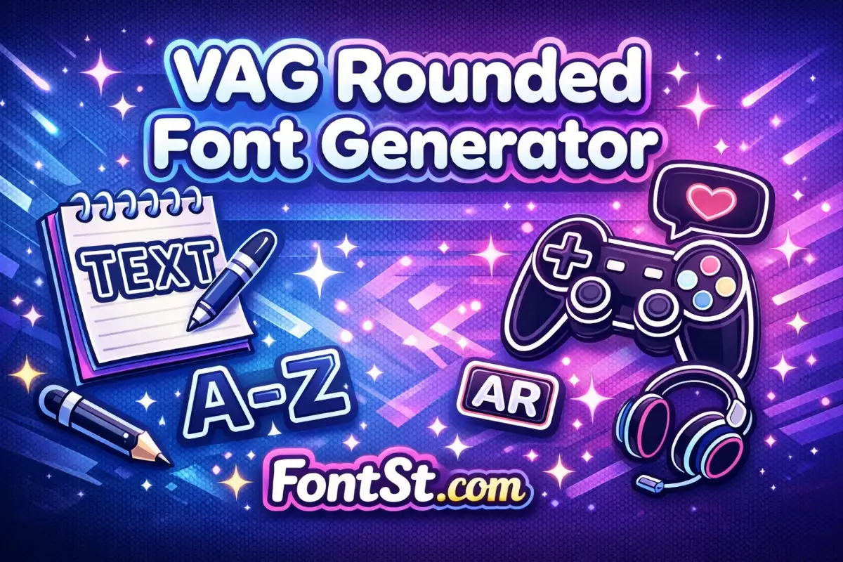 VAG Rounded Font