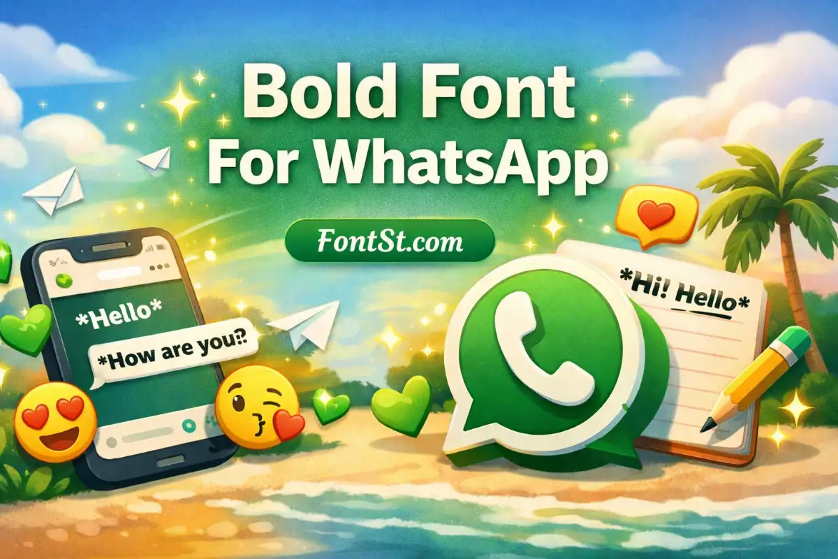 Bold Font For Whatsapp