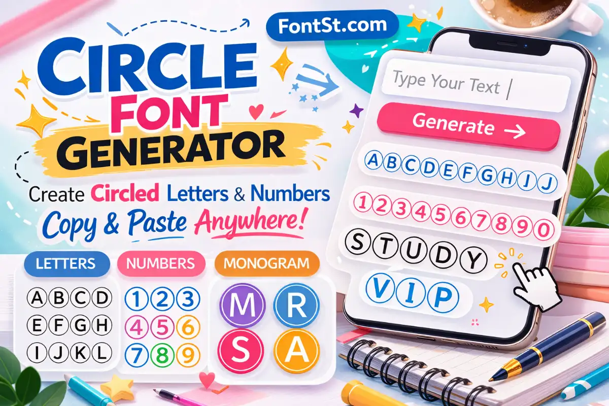 Circle Font