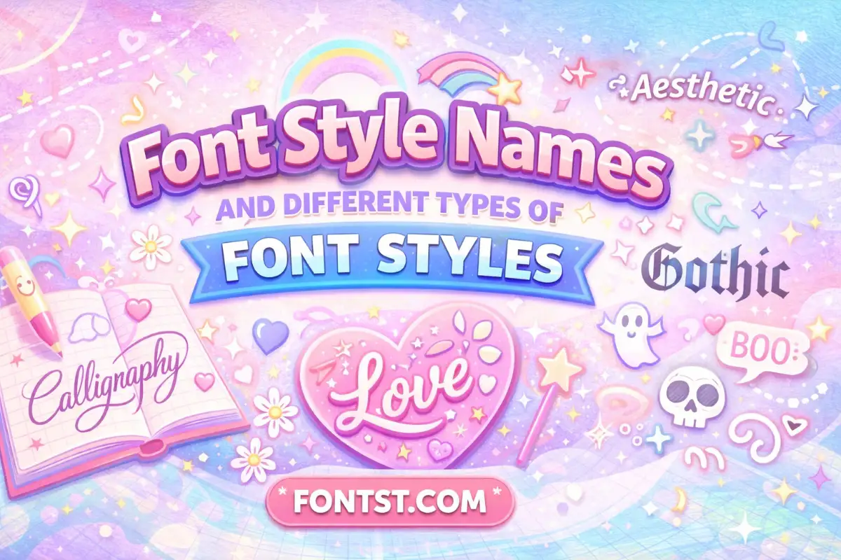Font Style Names