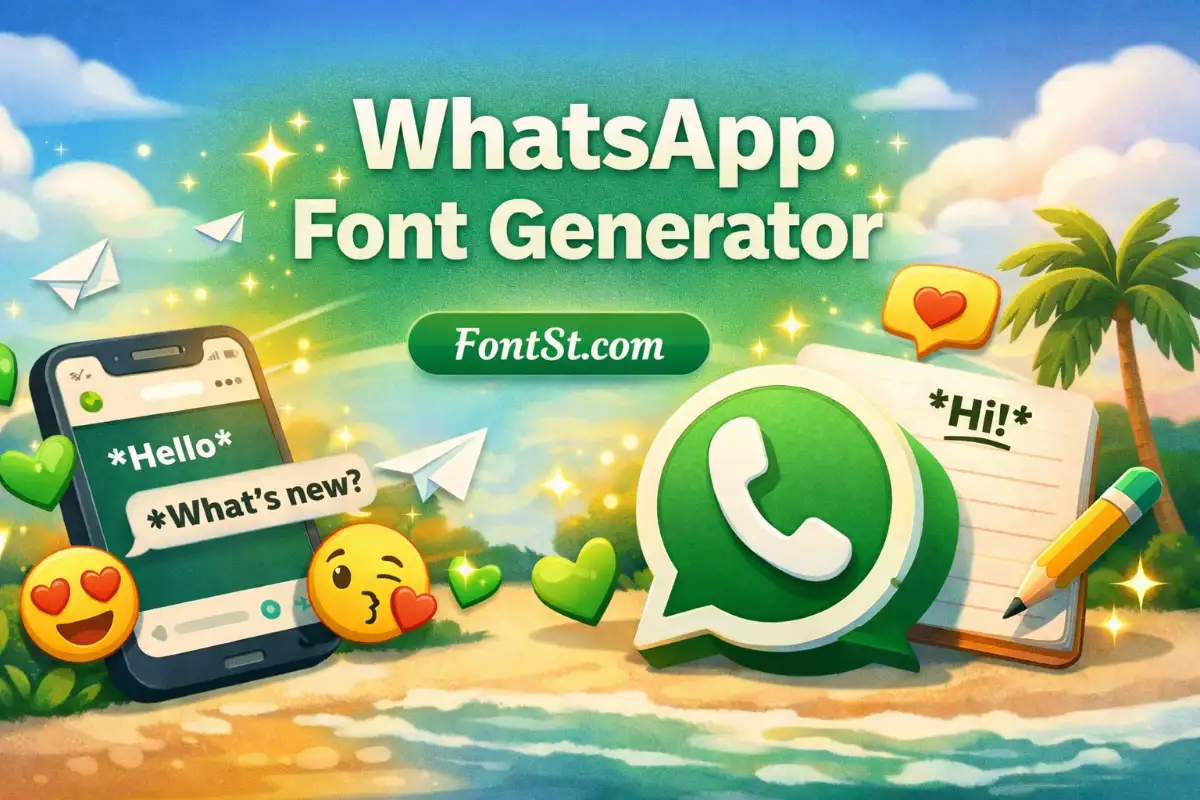 WhatsApp Font