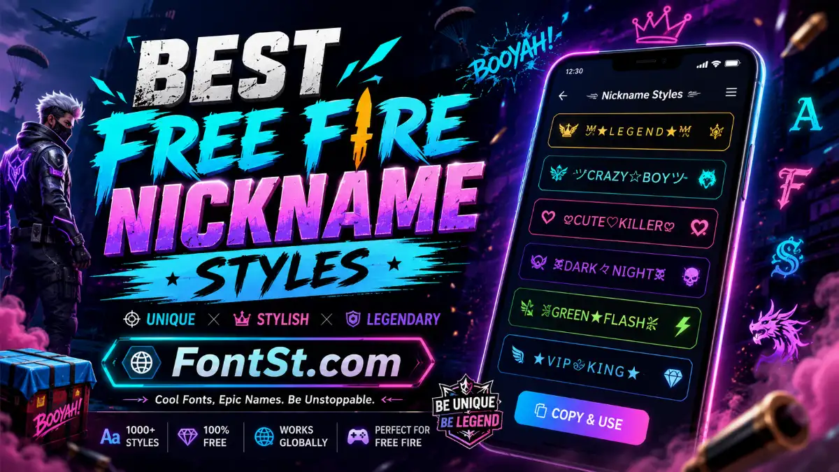 Free Fire Nickname